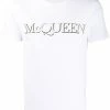 Alexander McQueen embroidered logo cotton T-shirt