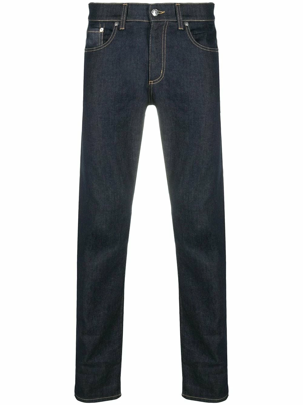 Alexander McQueen Studded logo slim fit jeans 1 Alexander McQueen studded logo slim-fit jeans