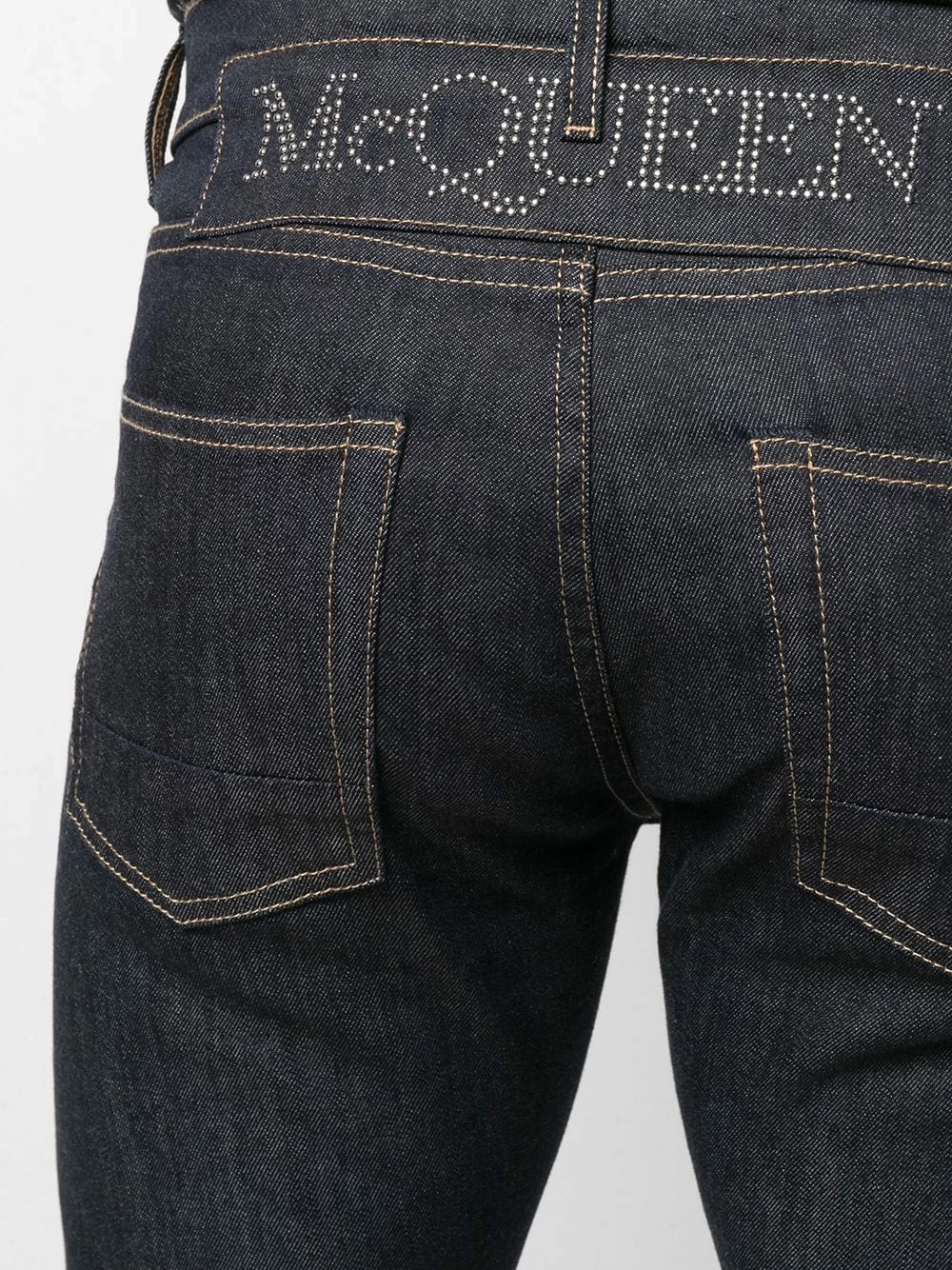 Alexander McQueen Studded logo slim fit jeans 5 Alexander McQueen studded logo slim-fit jeans