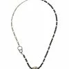 Alexander McQueen snake skull beaded necklace