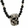Alexander McQueen snake skull beaded necklace