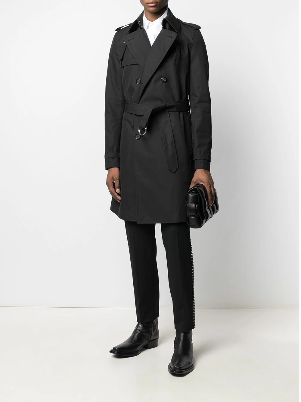 Alexander McQueen Double breasted belted waist coat 2 Alexander McQueen double-breasted belted-waist coat