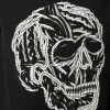 Alexander McQueen embroidered skull-print T-shirt