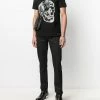 Alexander McQueen embroidered skull-print T-shirt