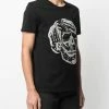 Alexander McQueen embroidered skull-print T-shirt