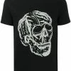 Alexander McQueen embroidered skull-print T-shirt