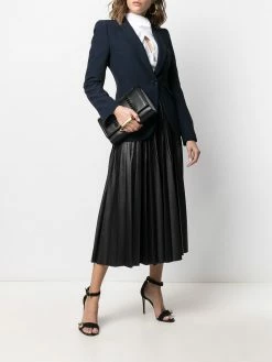 Alexander McQueen structured-shoulder tailored blazer