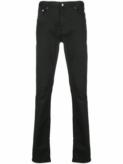 Alexander McQueen logo-studded slim-fit jeans
