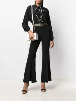 Alexander McQueen embossed knuckleduster shoulder bag