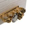 Alexander McQueen embossed knuckleduster shoulder bag