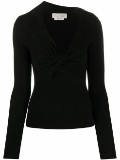 Alexander McQueen cut-out detail skirt