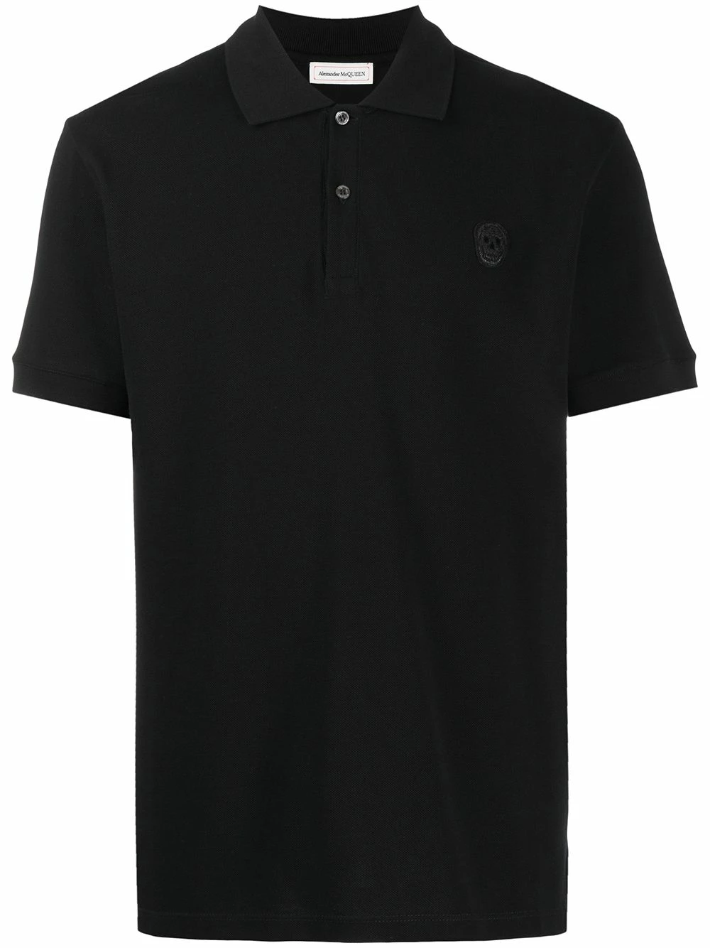 Alexander McQueen Skull motif polo shirt 1 Alexander McQueen skull motif polo shirt