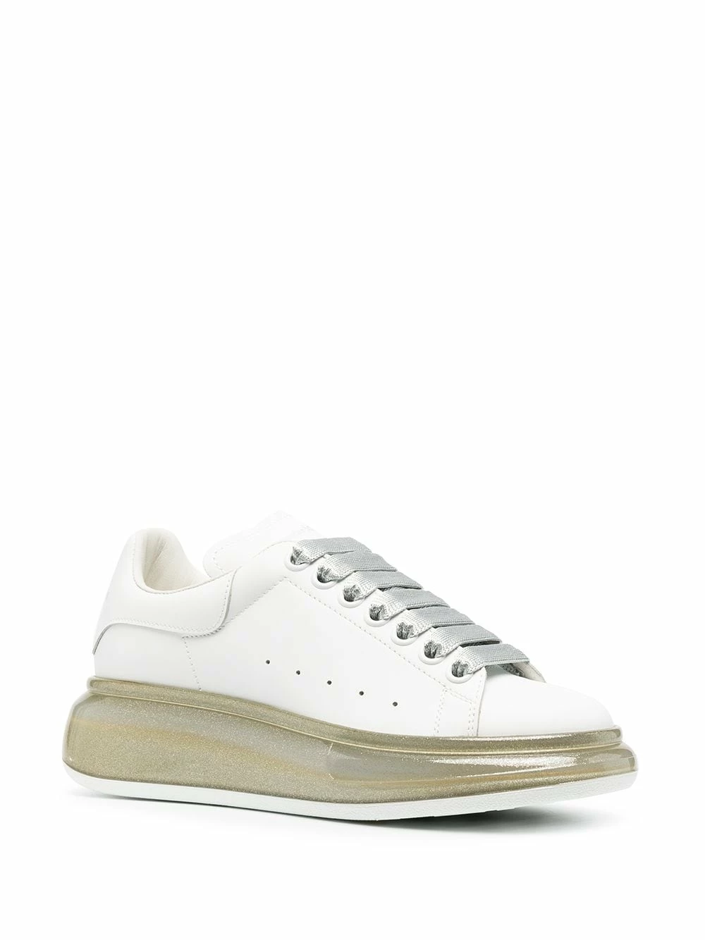 Alexander McQueen Oversized glitter sole sneakers 2 Alexander McQueen Oversized glitter-sole sneakers