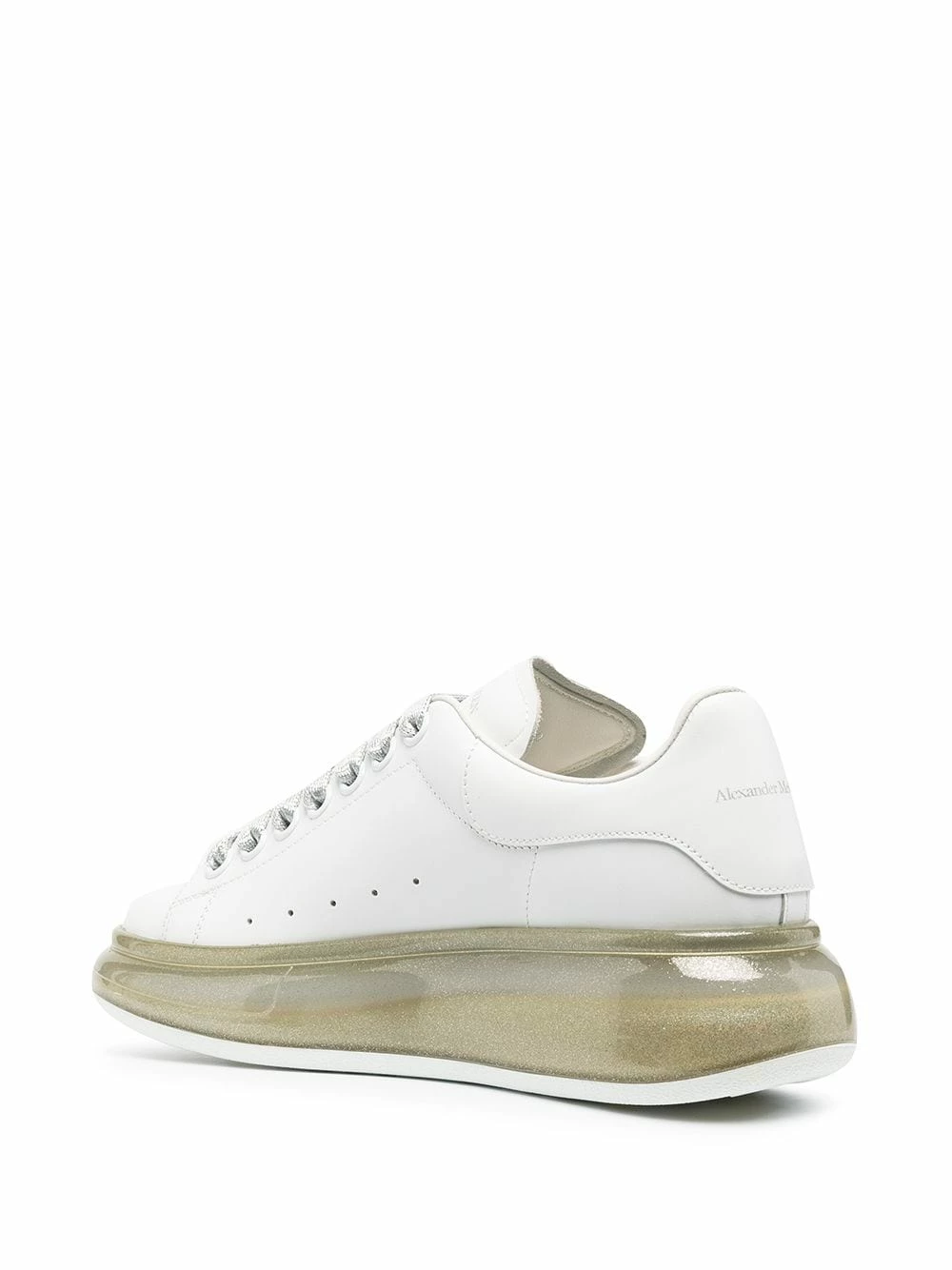 Alexander McQueen Oversized glitter sole sneakers 3 Alexander McQueen Oversized glitter-sole sneakers