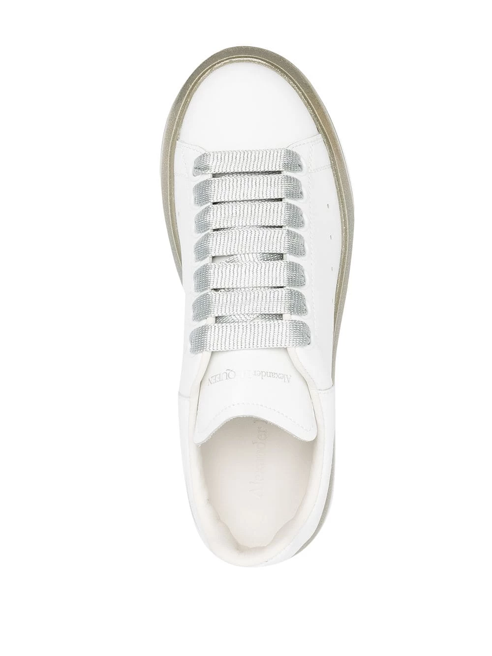 Alexander McQueen Oversized glitter sole sneakers 4 Alexander McQueen Oversized glitter-sole sneakers