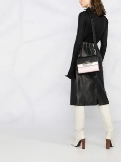 Alexander McQueen contrast panel tote bag