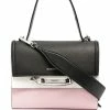 Alexander McQueen contrast panel tote bag