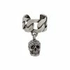Alexander McQueen skull chain earring