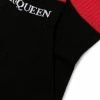 Alexander McQueen stripe-trim logo socks