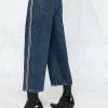 Alexander McQueen wide-leg cropped jeans