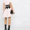 Alexander McQueen Colour block flared dress 11 Alexander McQueen colour-block flared dress