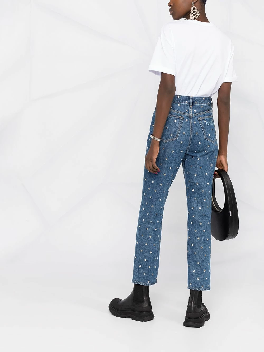 Alexander McQueen Skull motif logo T shirt 4 Alexander McQueen skull motif logo T-shirt