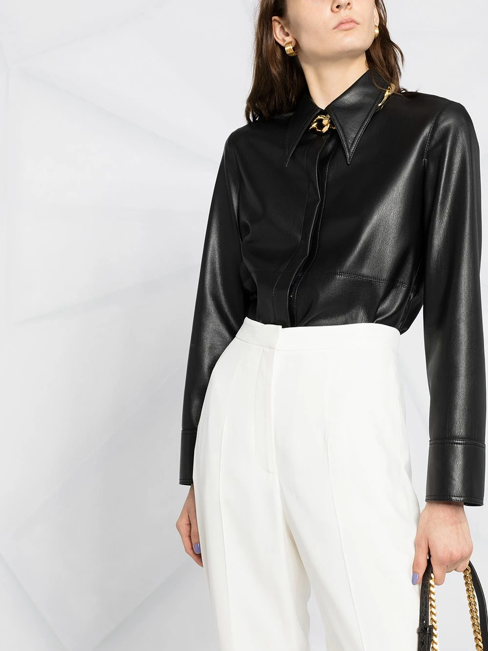 Alexander McQueen High waisted cropped trousers 5 Alexander McQueen high-waisted cropped trousers