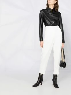 Alexander McQueen high-waisted cropped trousers