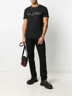 Alexander McQueen embroidered logo T-shirt