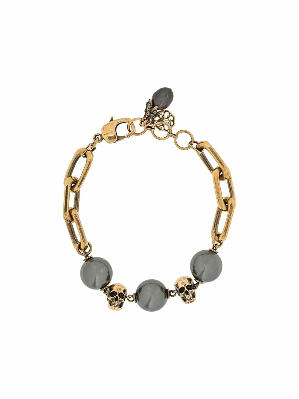 Alexander McQueen Skull bead bracelet 1 Alexander McQueen skull bead bracelet