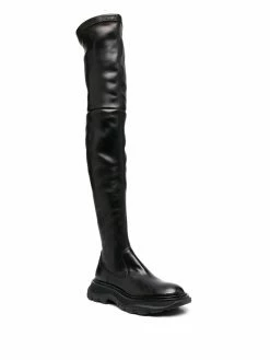 Alexander McQueen long leather boots