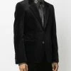 Alexander McQueen velvet single-breasted blazer