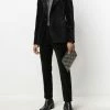 Alexander McQueen velvet single-breasted blazer