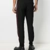 Alexander McQueen logo tape track trousers