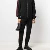 Alexander McQueen logo tape track trousers