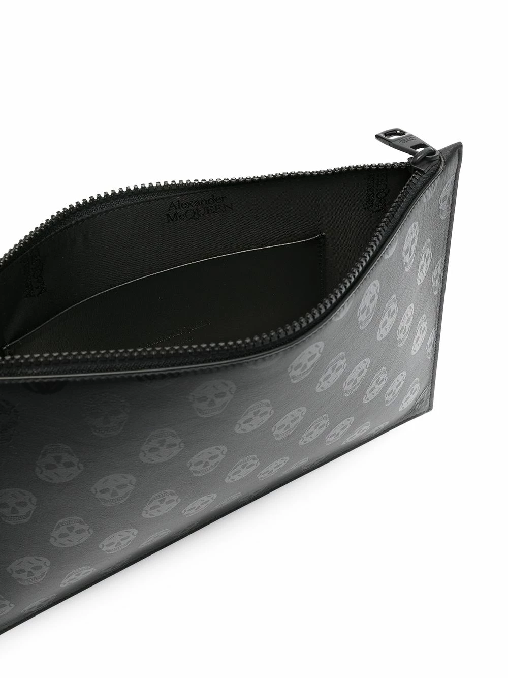 Alexander McQueen Skull print zipped clutch bag 5 Alexander McQueen skull-print zipped clutch bag