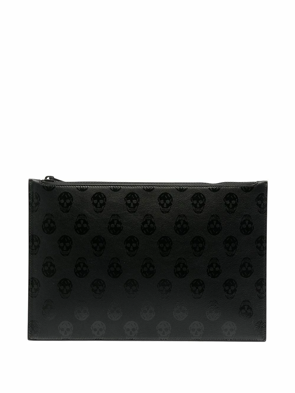 Alexander McQueen Skull print zipped clutch bag 1 Alexander McQueen skull-print zipped clutch bag