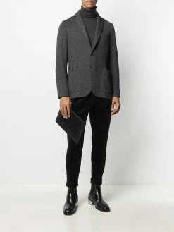 Alexander McQueen skull-print zipped clutch bag