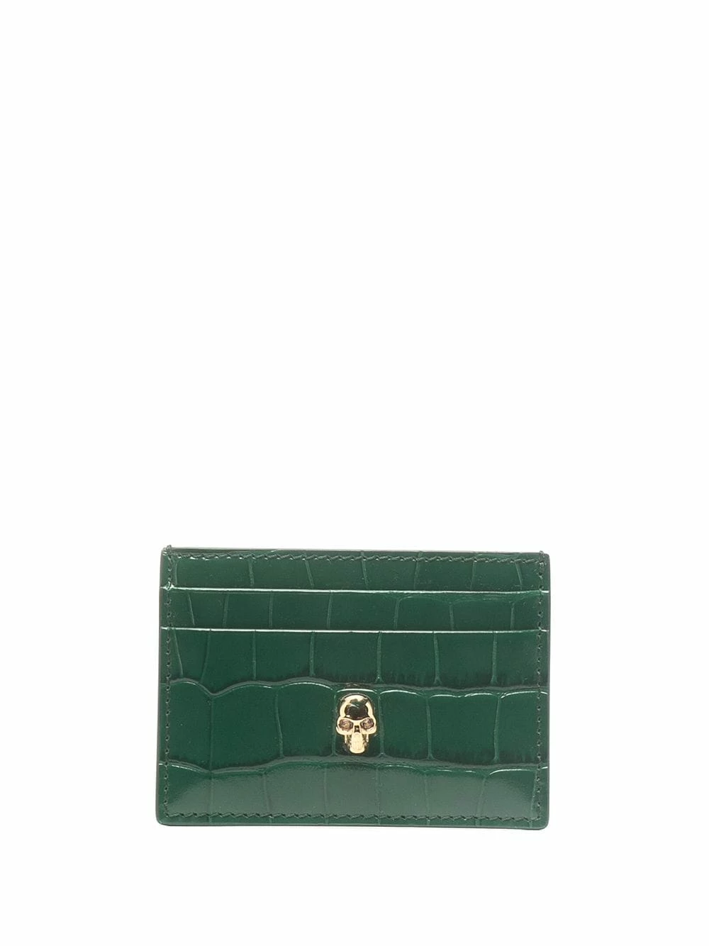 Alexander McQueen Crocodile effect card slot 1 Alexander McQueen crocodile effect card slot