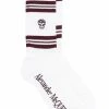 Alexander McQueen ribbed skull socks