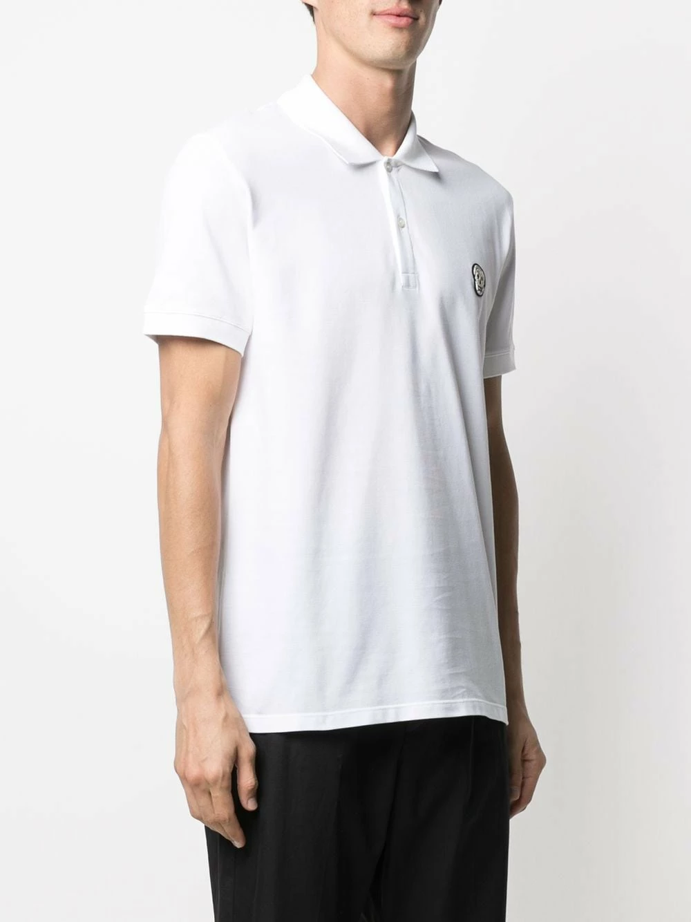Alexander McQueen Appliqued polo shirt 3 Alexander McQueen appliqued polo shirt