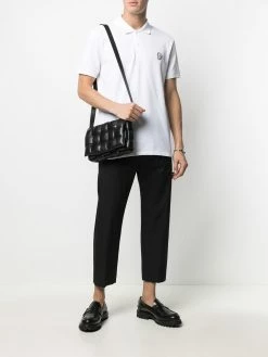 Alexander McQueen appliqued polo shirt