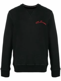 Alexander McQueen embroidered-logo sweatshirt