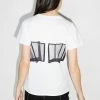 Alexander McQueen bustier-print crew-neck T-shirt