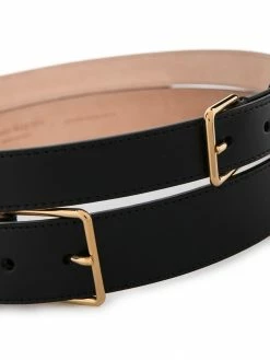 Alexander McQueen double-wrap leather belt