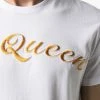 Alexander McQueen logo embroidered colour block T-shirt