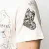 Alexander McQueen drawing print logo T-shirt