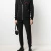 Alexander McQueen embroidered logo zip-up hoodie