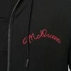 Alexander McQueen embroidered logo zip-up hoodie