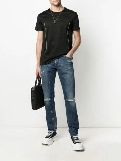 Alexander McQueen stripe detail T-shirt
